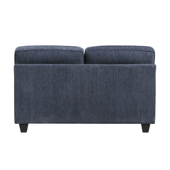 Bennett Blue Loveseat - Ornate Home