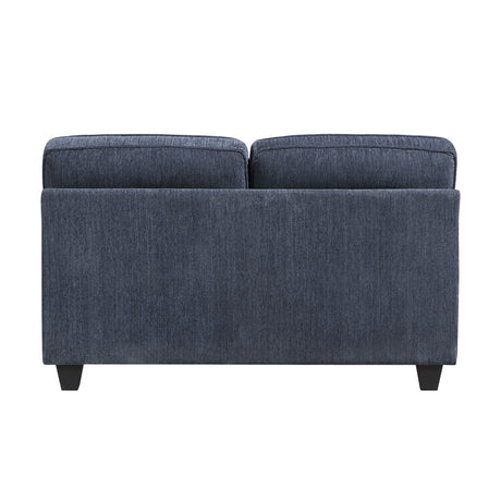 Bennett Blue Loveseat - Ornate Home