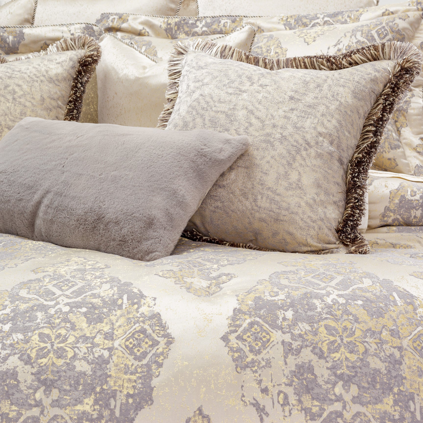 Bennett Champagne Comforter Set - Ornate Home