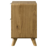 Bennett Light Oak 2-drawer Bedroom Nightstand Bedside Table - Ornate Home