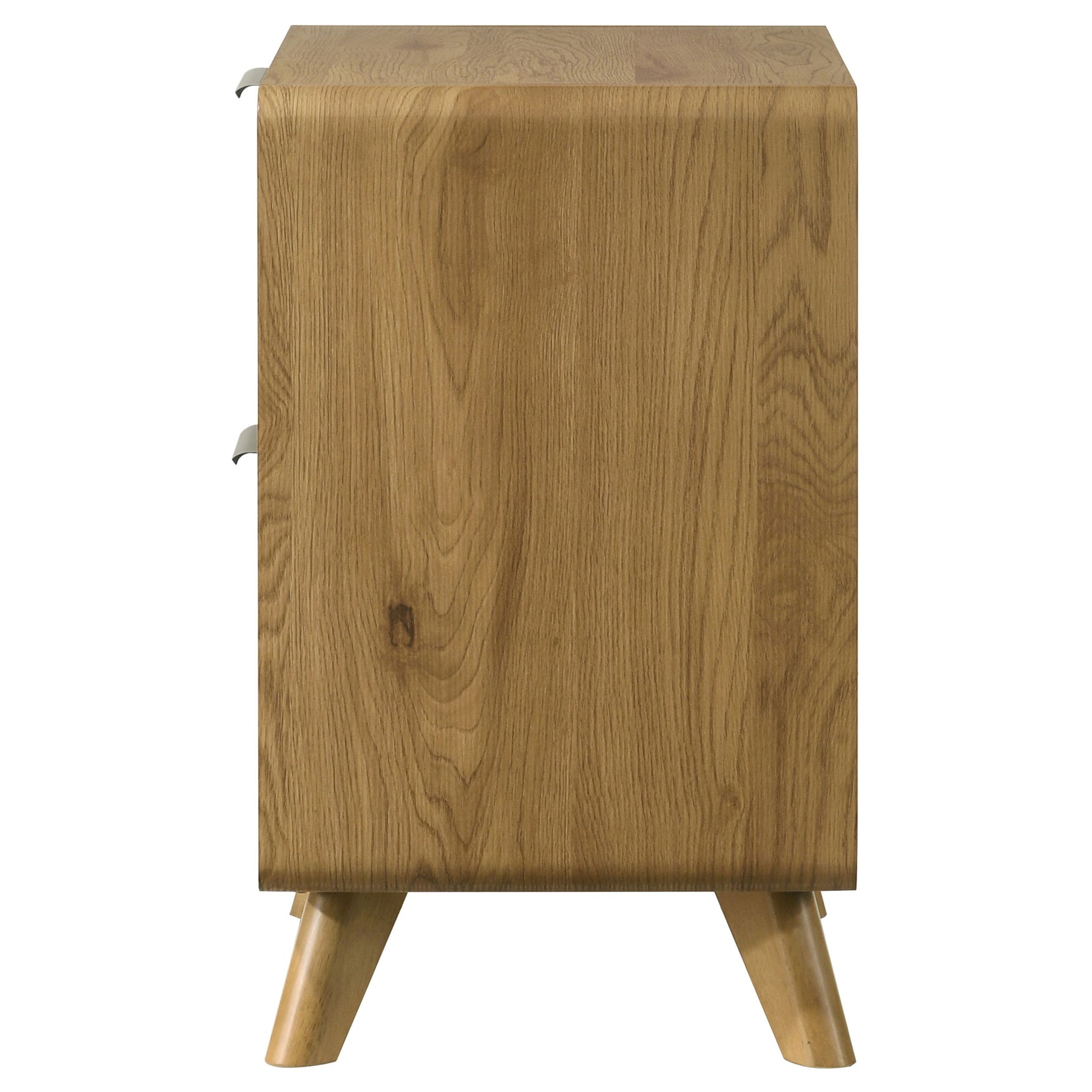 Bennett Light Oak 2-drawer Bedroom Nightstand Bedside Table - Ornate Home