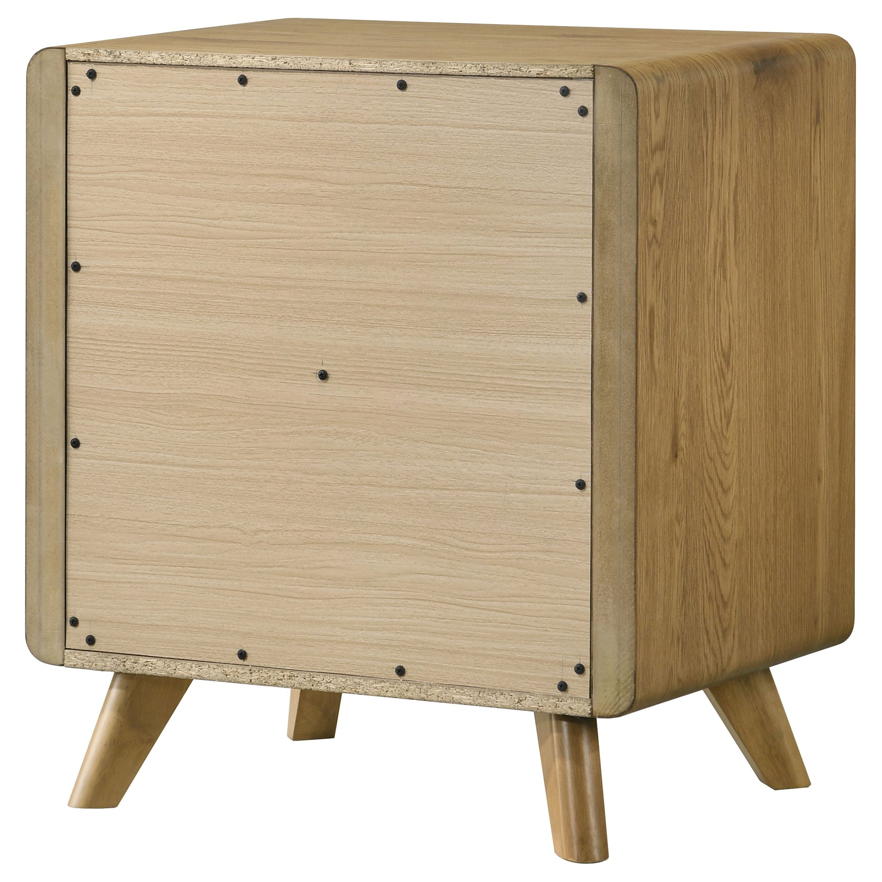 Bennett Light Oak 2-drawer Bedroom Nightstand Bedside Table - Ornate Home