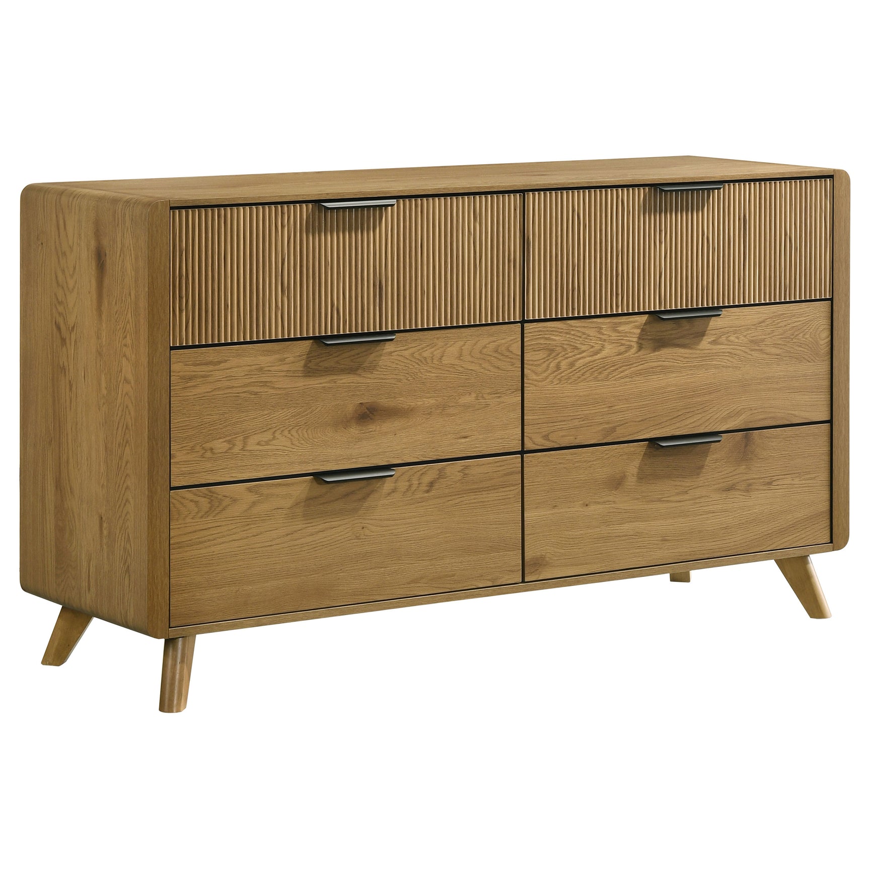 Bennett Light Oak 4-piece Queen Bedroom Set - Ornate Home