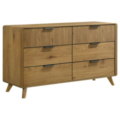 Bennett Light Oak 4-piece Queen Bedroom Set - Ornate Home
