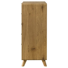 Bennett Light Oak 5-drawer Bedroom Chest of Drawers - Ornate Home