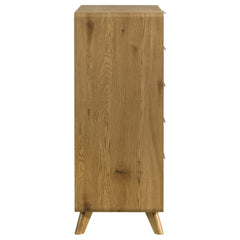 Bennett Light Oak 5-drawer Bedroom Chest of Drawers - Ornate Home