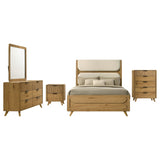 Bennett Light Oak 5-piece Queen Bedroom Set - Ornate Home