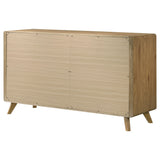 Bennett Light Oak 6-drawer Bedroom Dresser Cabinet - Ornate Home