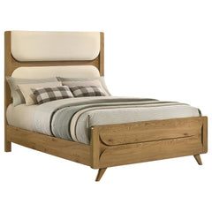Bennett Light Oak / Cream Full Bed - Ornate Home