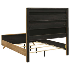 Bennett Light Oak / Cream Full Bed - Ornate Home