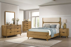 Bennett Light Oak / Cream Full Bed - Ornate Home