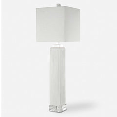 Bennett White Buffet Lamp - Ornate Home