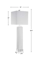 Bennett White Buffet Lamp - Ornate Home