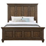 Bennington Acacia Brown Eastern King Wood Panel Bed - Ornate Home