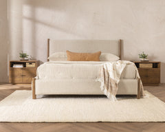 Bennington Dusty Beige Bed - Ornate Home