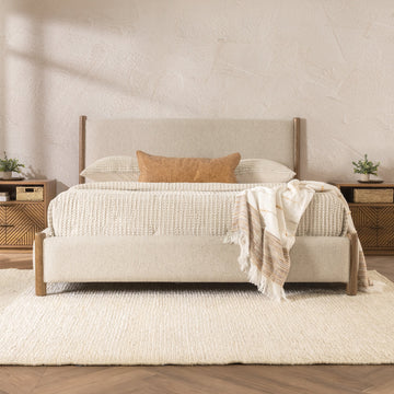 Bennington Dusty Beige Bed - Ornate Home