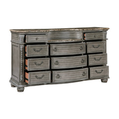 Bennington Gray 4-Piece Queen Bedroom Set - Ornate Home