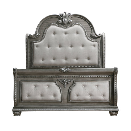 Bennington Gray 5-Piece Queen Bedroom Set - Ornate Home
