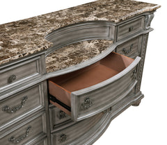 Bennington Gray 5-Piece Queen Bedroom Set - Ornate Home