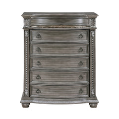 Bennington Gray 5-Piece Queen Bedroom Set - Ornate Home