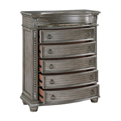 Bennington Gray 5-Piece Queen Bedroom Set - Ornate Home