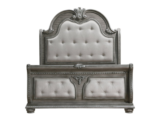 Bennington Gray California King Bed - Ornate Home