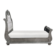 Bennington Gray Eastern King Bed - Ornate Home