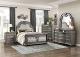 Bennington Gray Eastern King Bed - Ornate Home