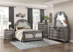 Bennington Gray Mirror - Ornate Home