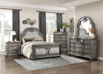 Bennington Gray Mirror - Ornate Home