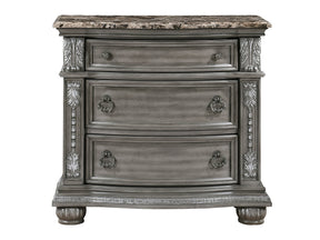 Bennington Gray Nightstand - Ornate Home