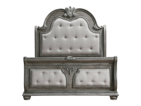 Bennington Gray Queen Bed - Ornate Home