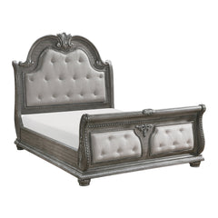 Bennington Gray Queen Bed - Ornate Home