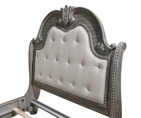 Bennington Gray Queen Bed - Ornate Home