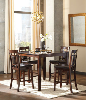Bennox Brown Counter Height Dining Room Set (Set of 5) (Online Special Price) - Ornate Home