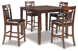 Bennox Brown Counter Height Dining Room Set (Set of 5) (Online Special Price) - Ornate Home