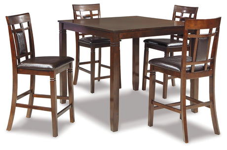 Bennox Brown Counter Height Dining Room Set (Set of 5) - Ornate Home