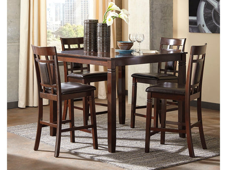 Bennox Brown Counter Height Dining Room Set (Set of 5) - Ornate Home