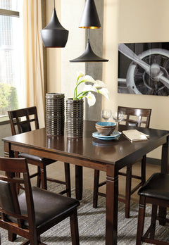 Bennox Brown Counter Height Dining Room Set (Set of 5) - Ornate Home