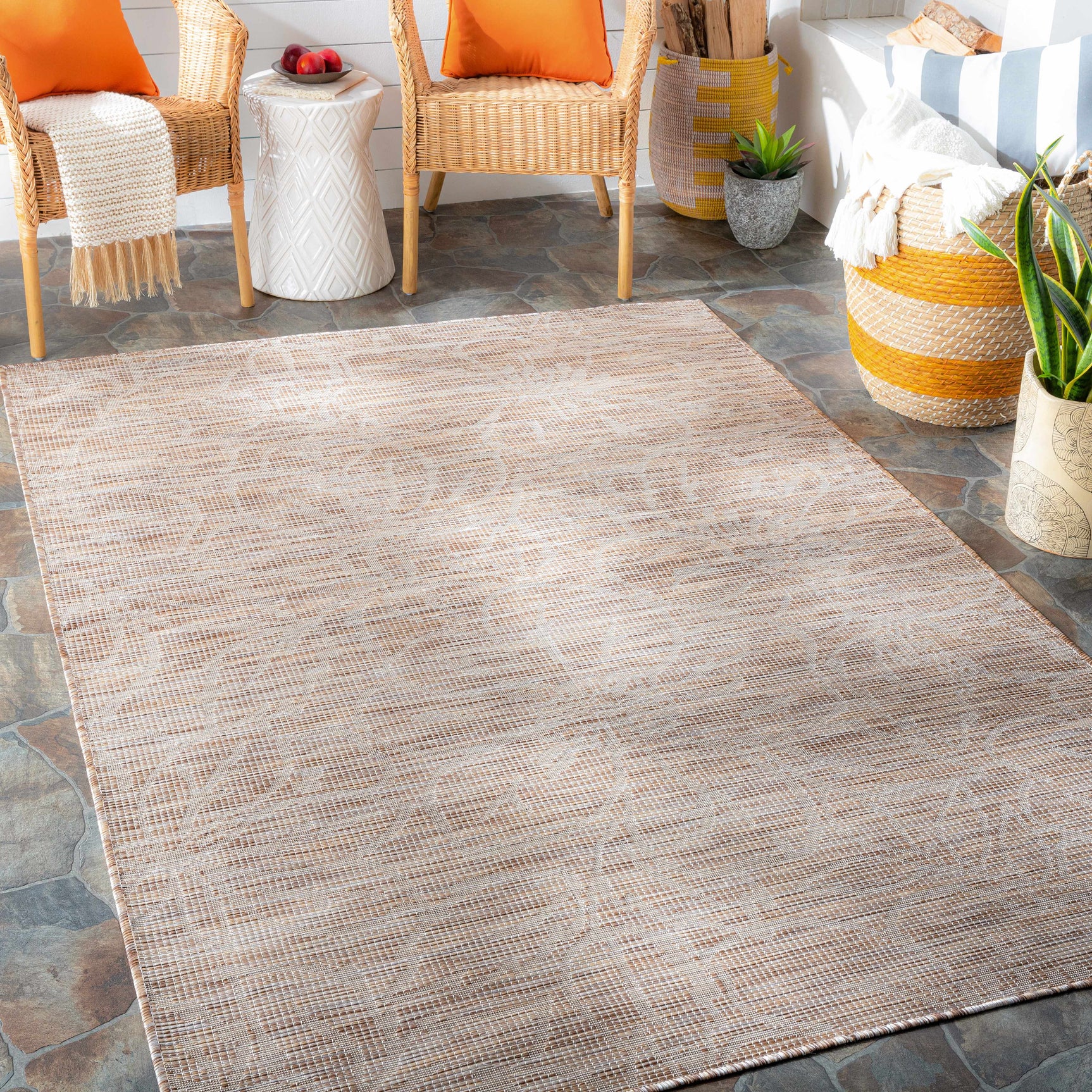 Bensenville Flatweave Outdoor Area Carpet - Clearance - Ornate Home