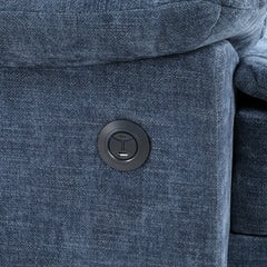 Benson Blue Power Motion Recliner - Ornate Home