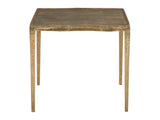 Benson Vintage Brass Side Table - Ornate Home