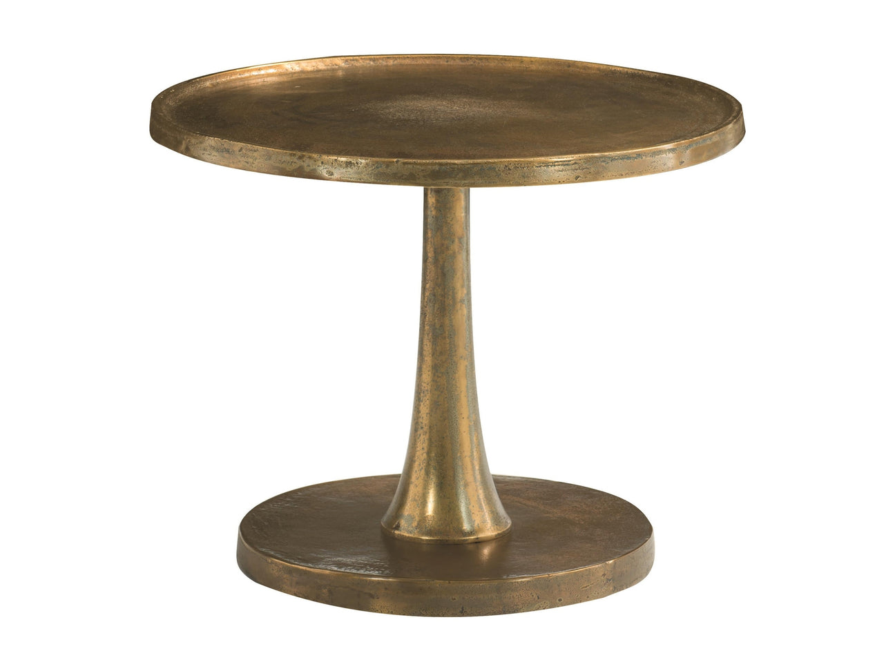 Benson Vintage Brass Side Table - Ornate Home
