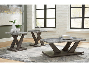 Bensonale Brown/Gray Occasional Table Set (Set of 3) (Online Special Price) - Ornate Home