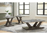 Bensonale Brown/Gray Occasional Table Set (Set of 3) - Ornate Home
