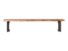 Bent Brown Large Bench - Ornate Home