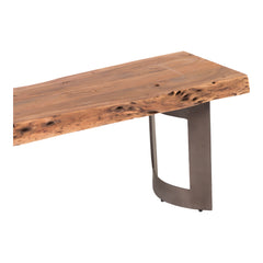 Bent Brown Large Bench - Ornate Home