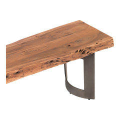 Bent Brown Large Bench - Ornate Home