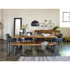 Bent Brown Large Bench - Ornate Home