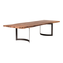 Bent Brown Small Dining Table - Ornate Home